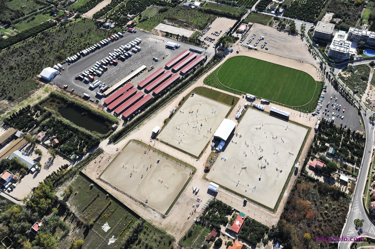Springreiten Mediterranean Equestrian Tour 2012 auf Risohorse Turnieroberflächen Valencia