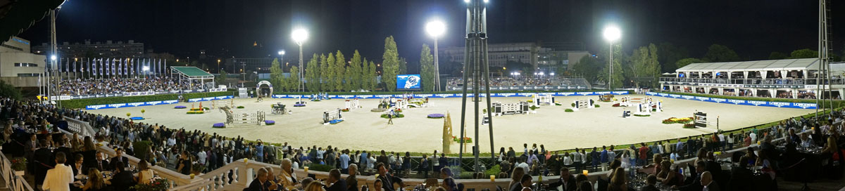 Competición hípica sobre suelo de flujo y reflujo Risohorse en BARCELONA3